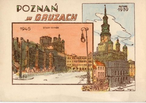 Poznań 1945  na fotografiach  Zbigniewa Zielonackiego – pocztówka 1 z 67